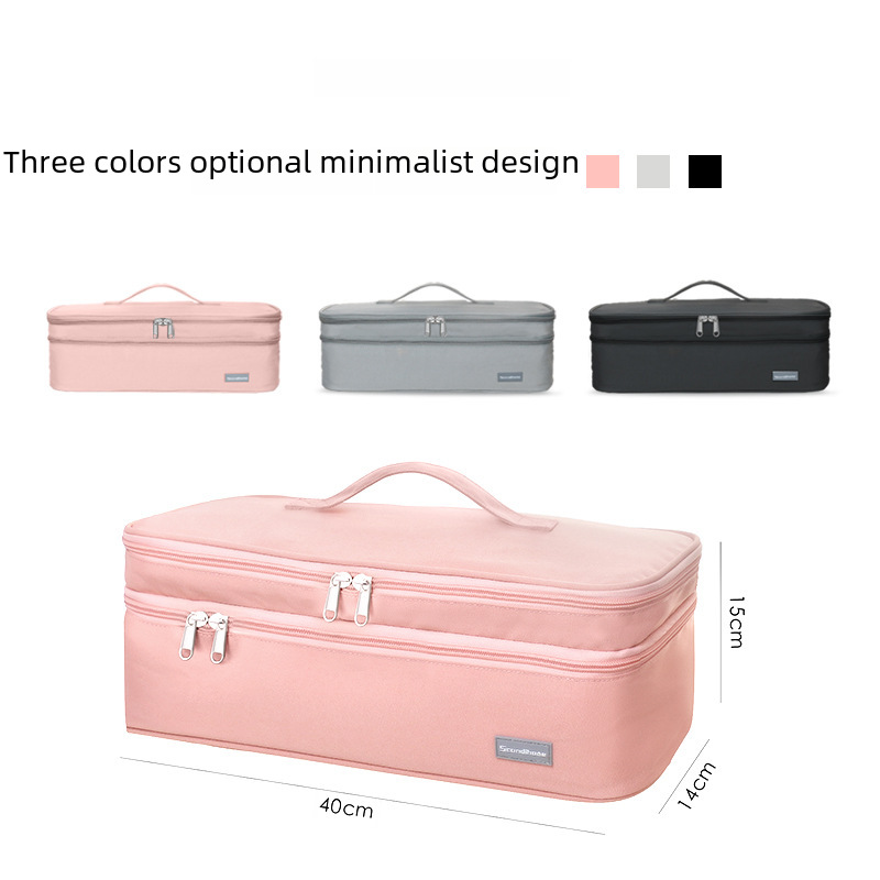 handheld capacious organizer bag