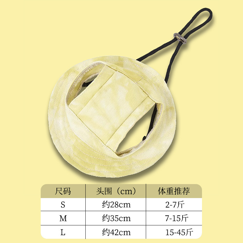 Sombrero para el sol para mascotas, mini sombrero de vaquero, protección UV, protección solar, sombrero de gato de peluche, casco al por mayor