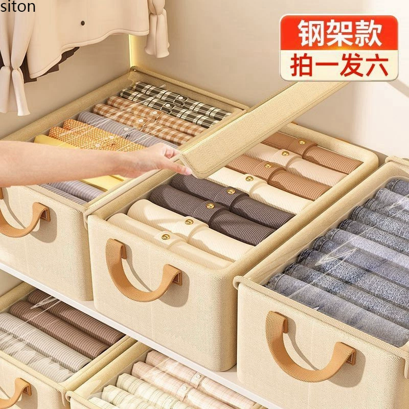 (Cross-border trading), steel frame, foldable capacious storage box, new collection