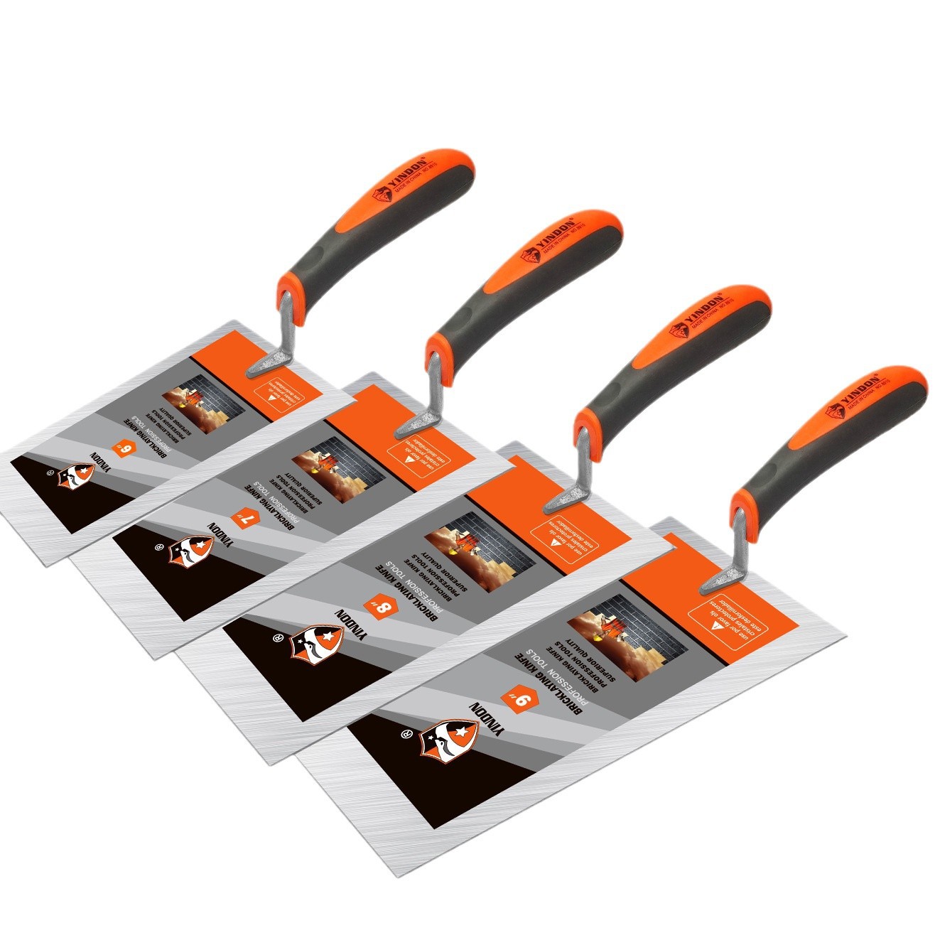 Pala de ladrillo de acero engrosado de alta fiereza espátula de yeso para albañil de construcción, espátula de pared, cuchillo de ladrillo, cuchara de ceniza