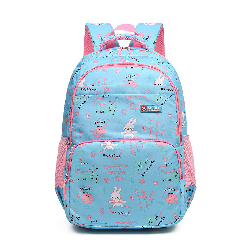 Fábrica al por mayor nueva escuela primaria estudiante mochila niños niña grado 1-6 dulce lindo ligero casual mochila