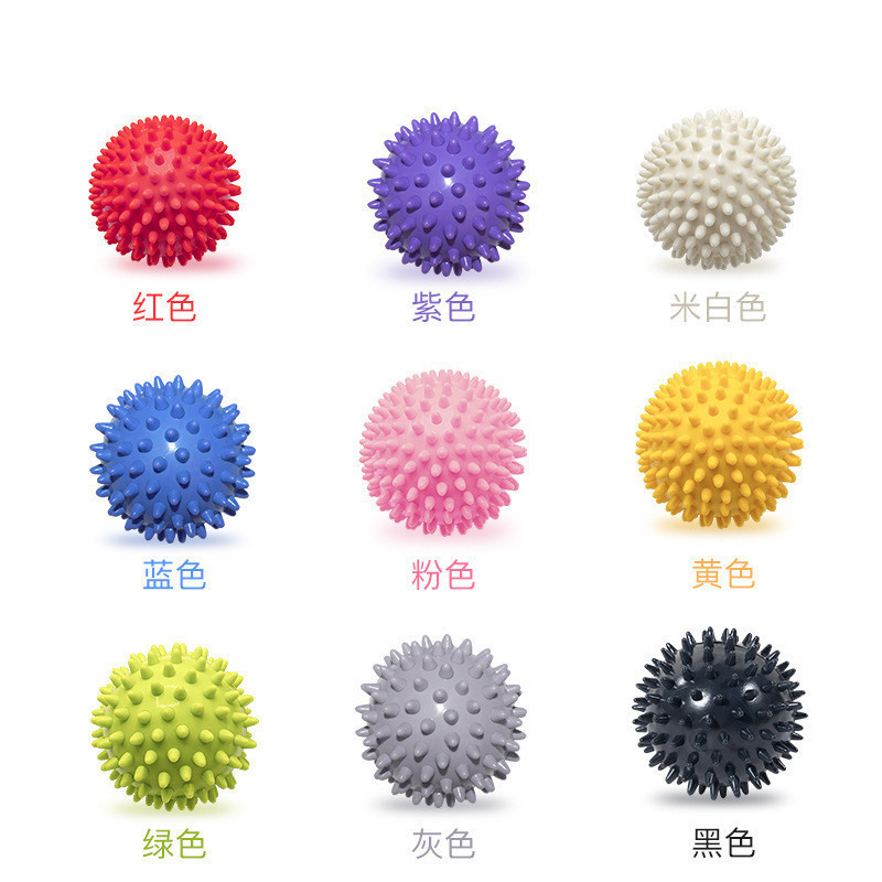 筋膜球刺球握力球足底ツボ刺球ヨガ器材足底頚部マッサージ訓練マッサージ球|undefined