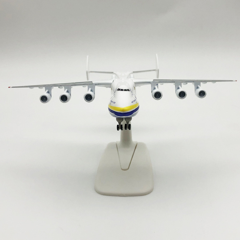 20cm an225 gran modelo de avión de transporte Antonov aleación sólida Ucrania decoración de aviones an225