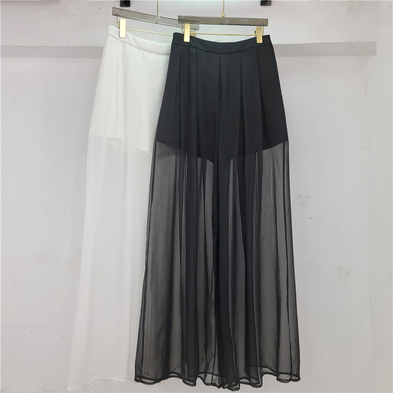 Negro cintura alta delgada pantalones de piernas largas para mujeres 2026 verano nuevo estilo de alta calidad temperamento delgado pantalones casuales rectos image 1