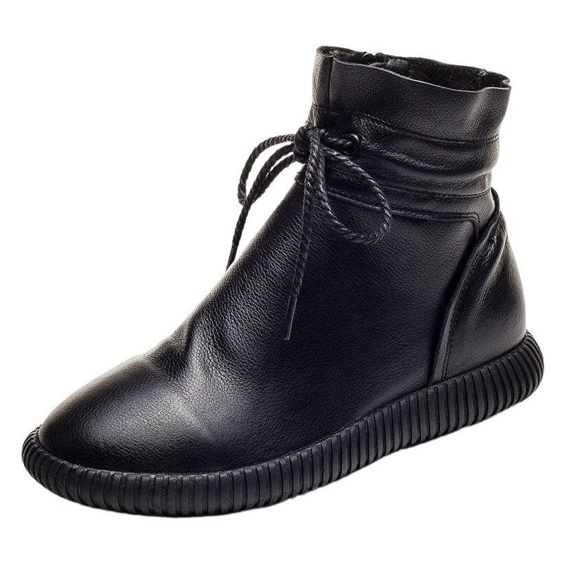 В наличии Поставка Повседневная женская обувь из воловьей кожи с верхним слоем Осенне-Зимние Модные Ботинки на каблуке с подковой молнией Ботинки Martin