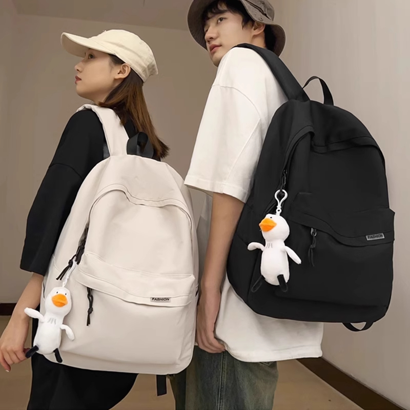 Backpack Men's Backpack School Bag Simple Large Capacity Travel Bag for Female Junior High School Students High School Students Male Black Waterproof Backpack Men's Backpack School Bag Simple Large Capacity Travel Bag for Female Junior High School Students High School Students Male Black Waterproof