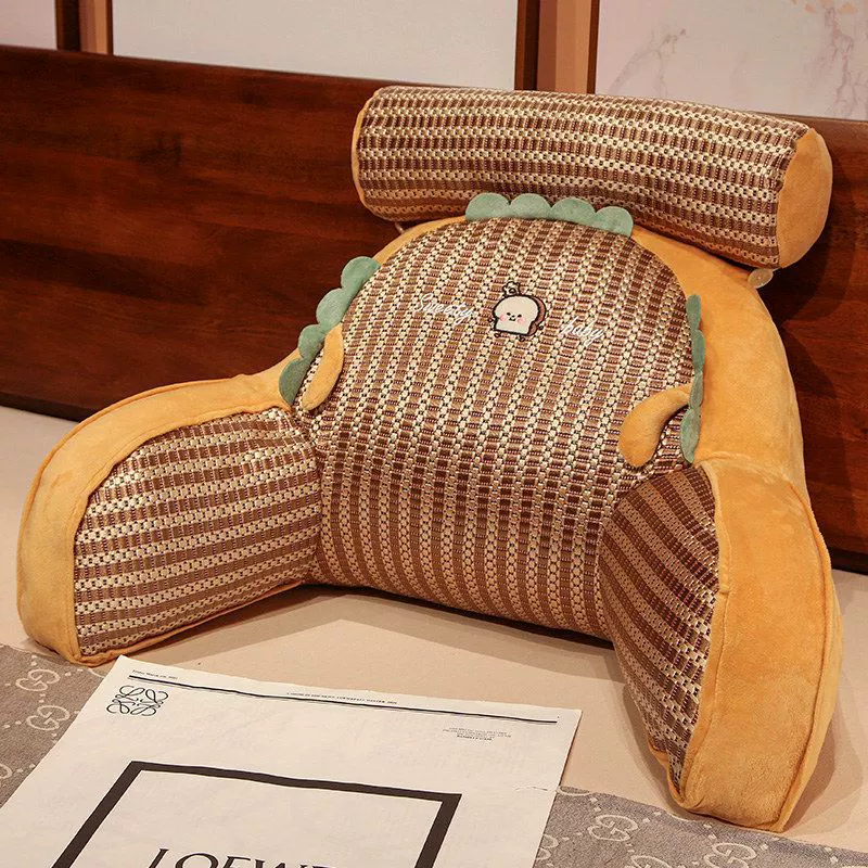 Прохладная летняя подушка для чтения на кровати, поясная подушка, прикроватная подушка, мягкая сумка, мягкая сумка, спинка, коврик для дивана в общежитии, подушка