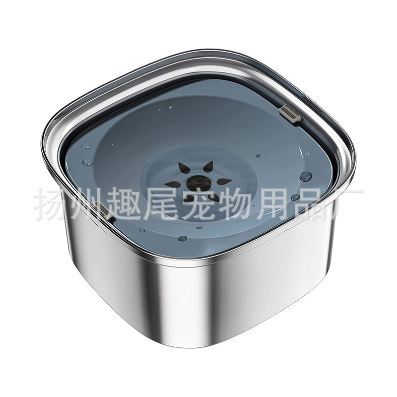 Venta al por mayor de acero inoxidable para mascotas tazón de agua anti-golpe gato bebedero perro tazón especial de acero inoxidable para mascotas tazón flotante