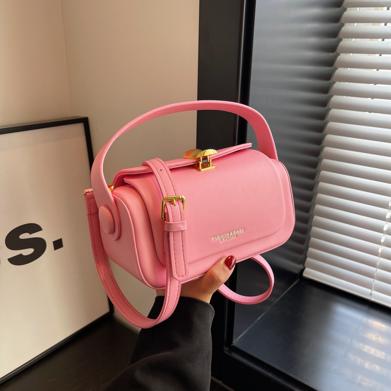 Cross-Border Hot Sale Women's New Luxury Korean Niche Fashion Handheld Box Bag Single Shoulder Crossbody Small Square Bag - Thumbnail 6