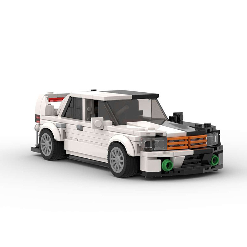 Moc Compatible Lego Brick Set Jipin Speed 22 Mercedes-Benz 190E Puzzle Assembled Car Model Domestic Toys