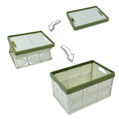Car storage bag/box: compartment finishing storage box car