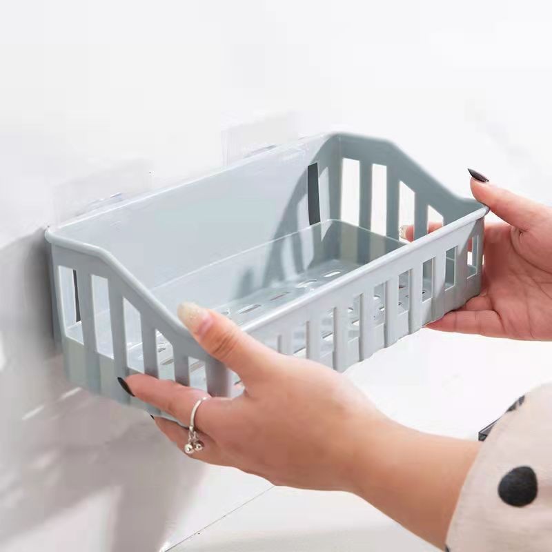 Punch-free Toilet Storage Rack Wall-mounted Storage Rack Multifunctional Bathroom Toilet Drain Storage Rack