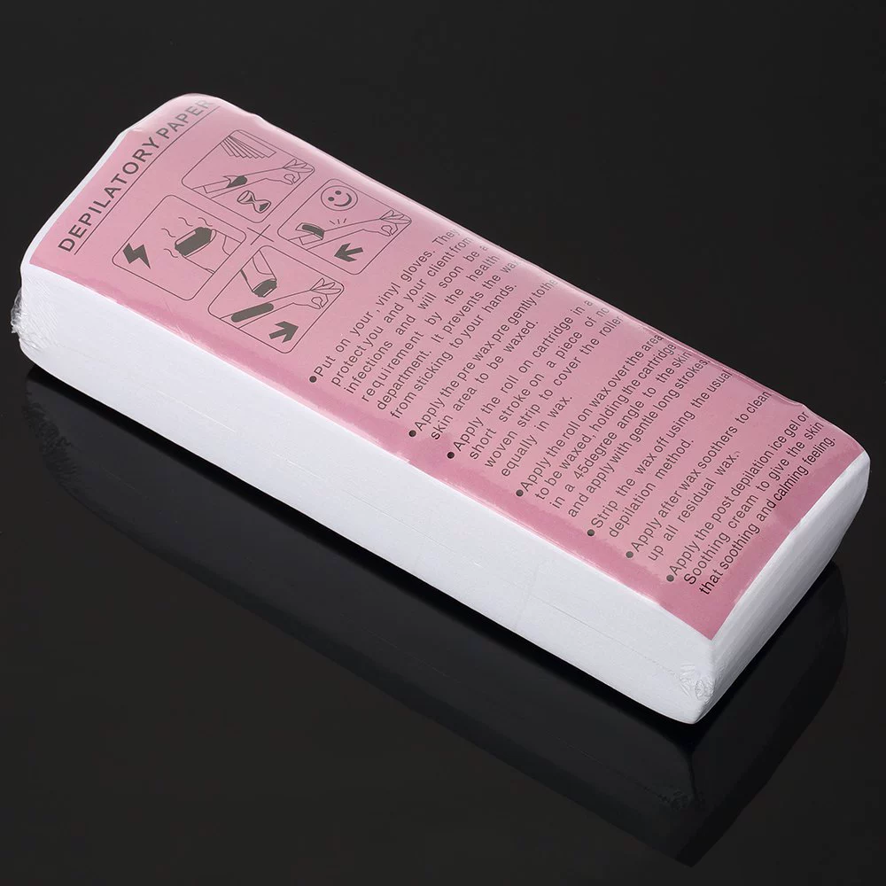 Одноразовая нейлоновая? Нет. оригинал: Disposable non-woven hair removal paper for wax hair removal, white, 100 pieces