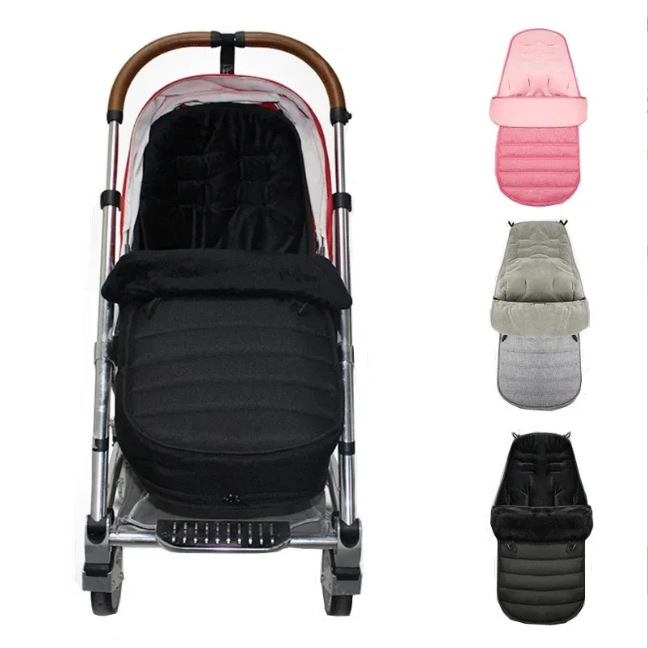Cross-Border Stroller Warm Cover for Winter Outing, Windproof Mat, Baby Stroller Cover, Autumn and Winter Cotton Pad, Baby Sleeping Bag