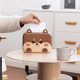 Chai Dog Solid Wood Tissue Box Multifunctional Living Room Coffee Table Solid Wood Desktop Pen Holder Remote Control Storage Box Paper Box