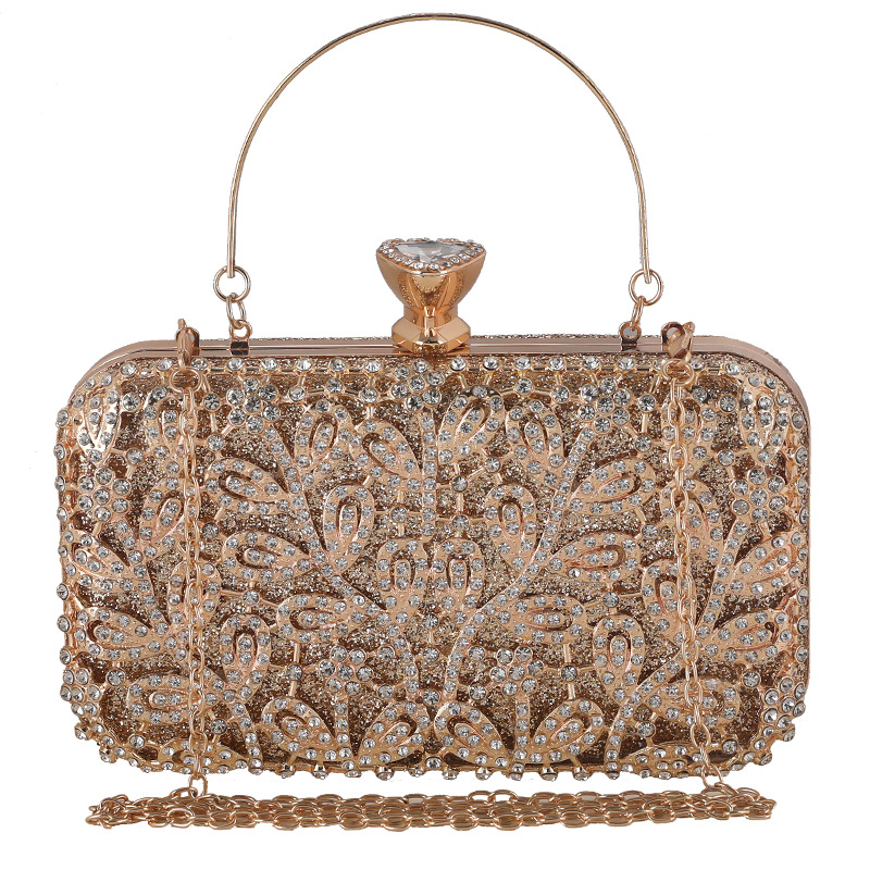 Women's Handbag Diamond Encrusted Banquet Handbag Dinner Bag With Dress Evening Bag