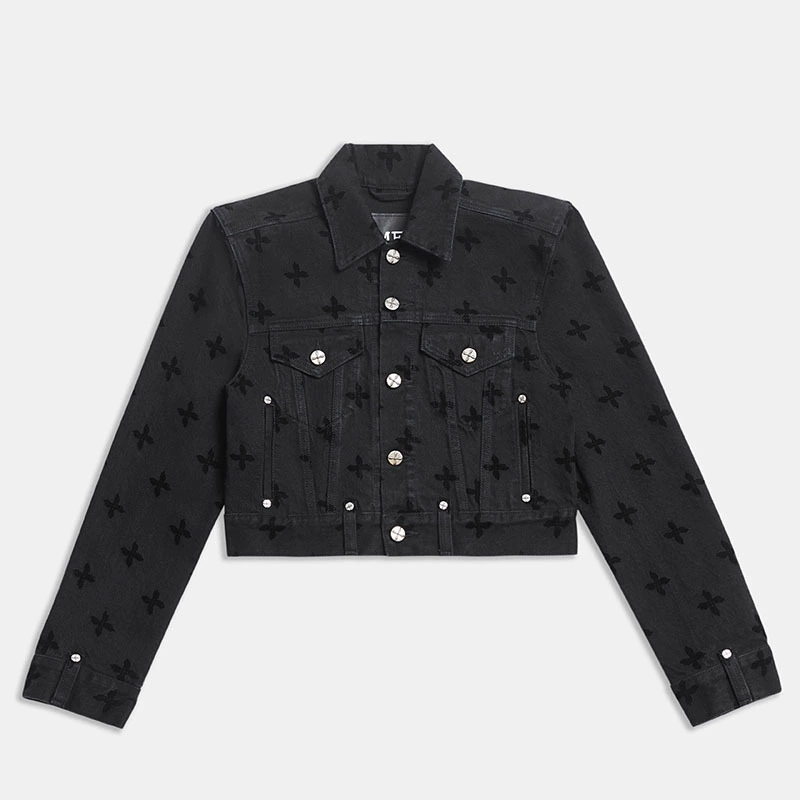 Джинсовая юбка, ретро куртка, бархатные шорты, стиль Chanel