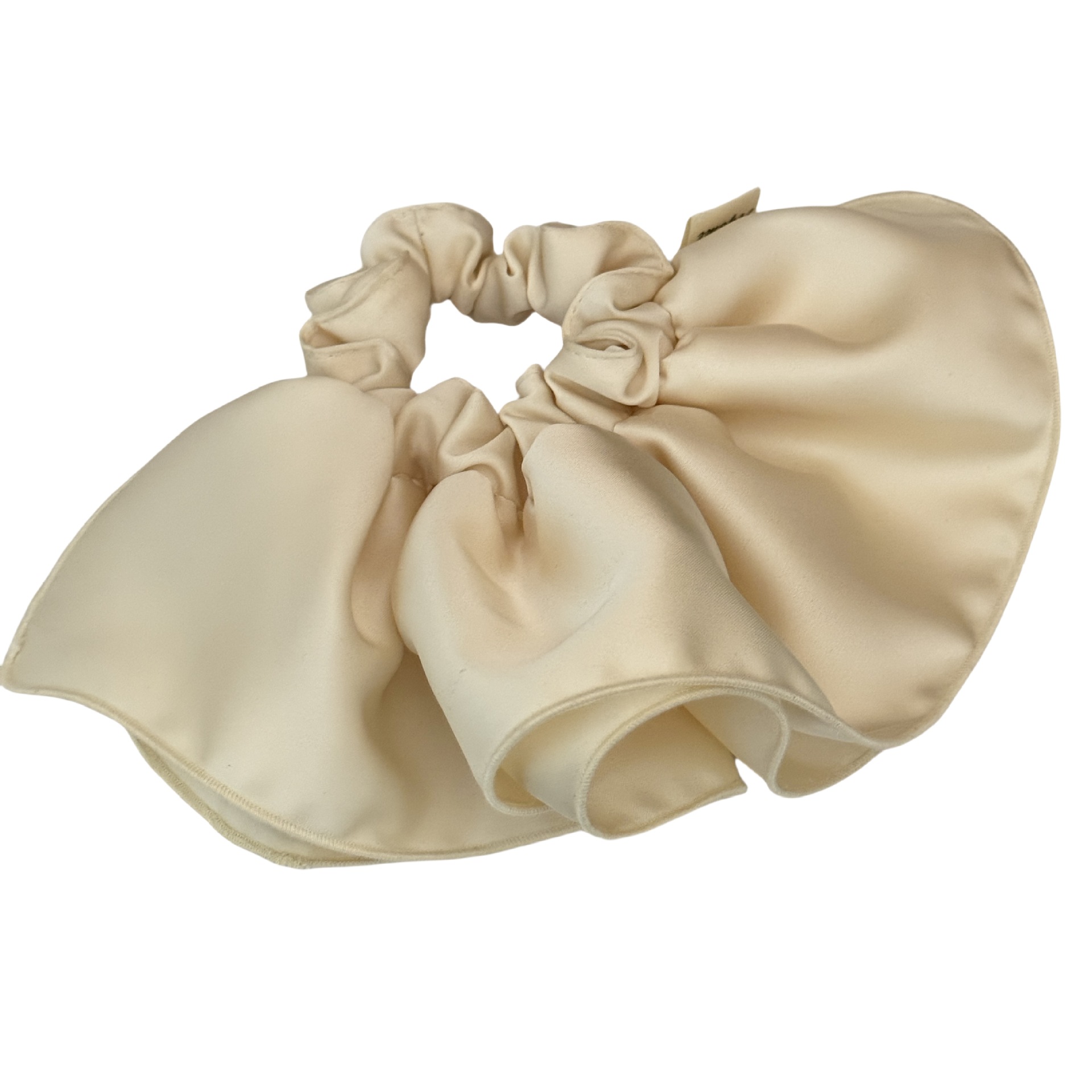 Coletero scrunchie de satén estilo coreano para coleta de pelo_voghion.com