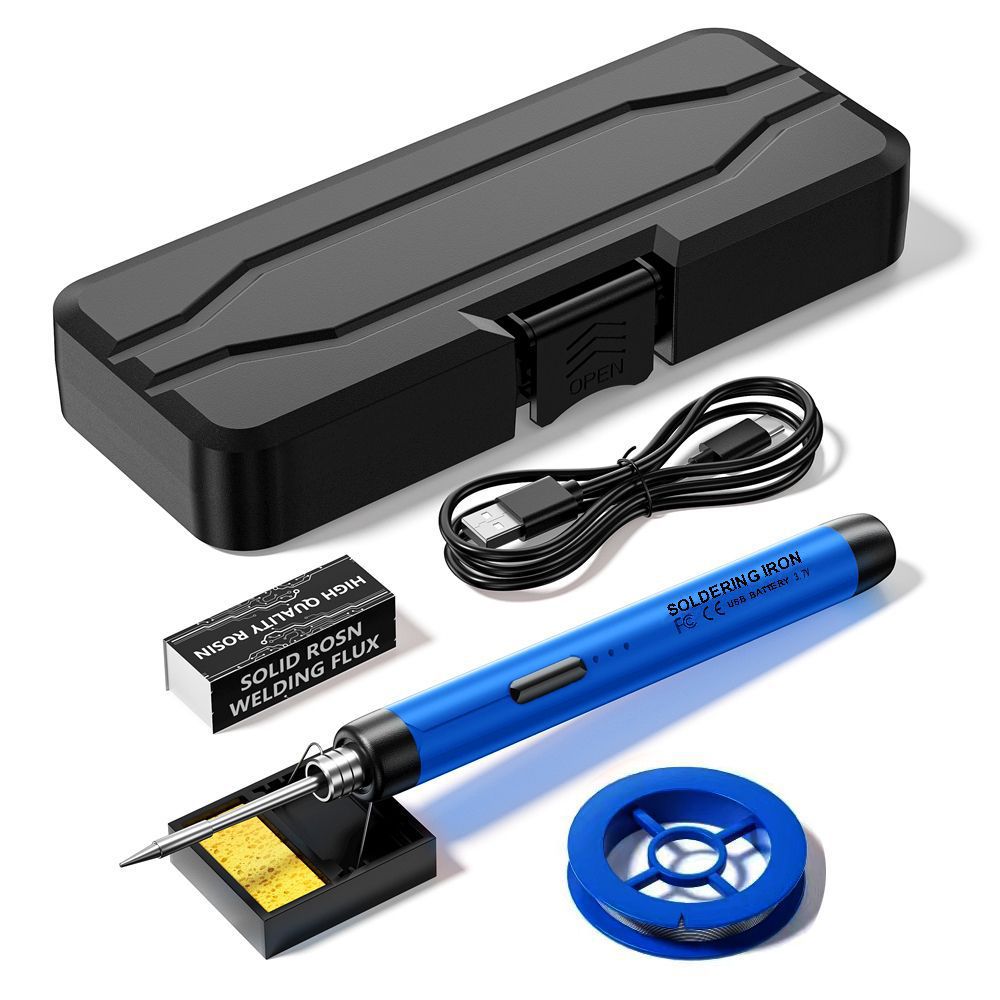 Visualización digital USB carga hierro de soldadura portátil de soldadura inalámbrica de calor interno doméstico lápiz de soldadura al por mayor sin envío Amazon