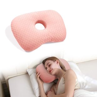 Best-Selling Ear Piercing Pillow, Side Sleeping Pillow, Perforated Pillow, Ear Protection Pillow, Headphone Pillow for Relieving Ear Pain, Side Sleeping Pillow
