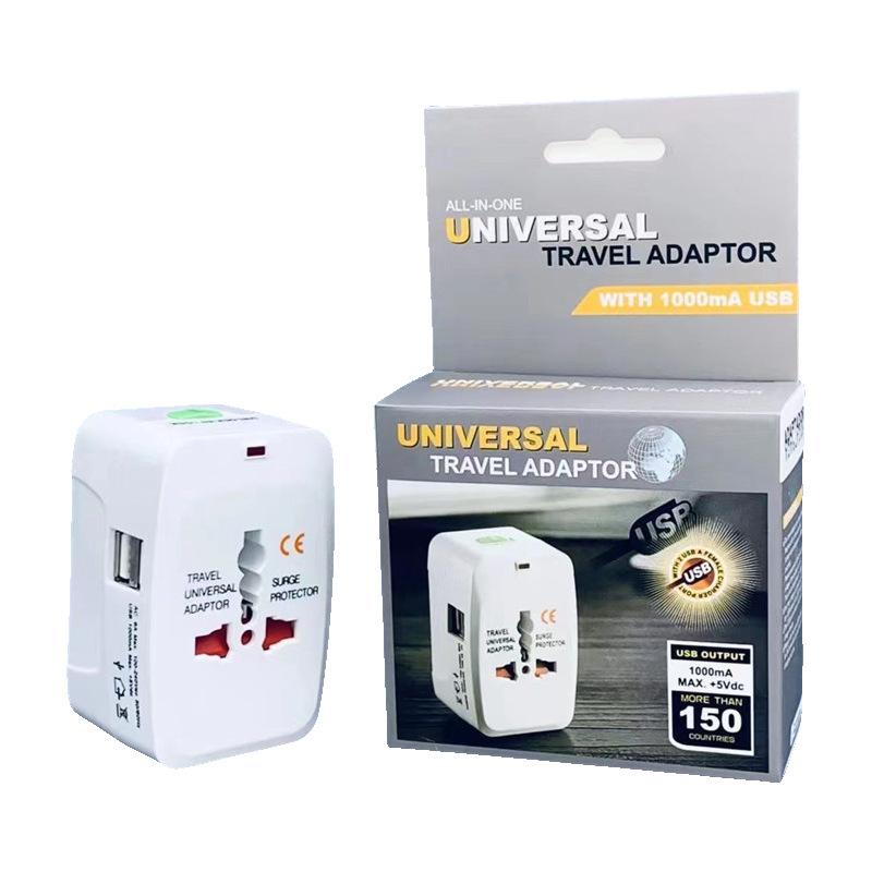 工厂直销跨境931出国旅行转换插头双usb充电全球通转换插座转换器