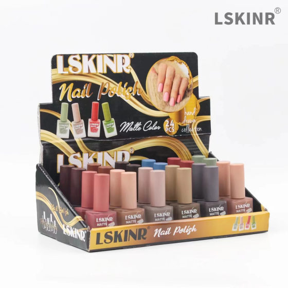 Cross Border 3D Nail Polish Nail Water Free Baking Nail Polish Lasting Nail Polish 24 Color Mix