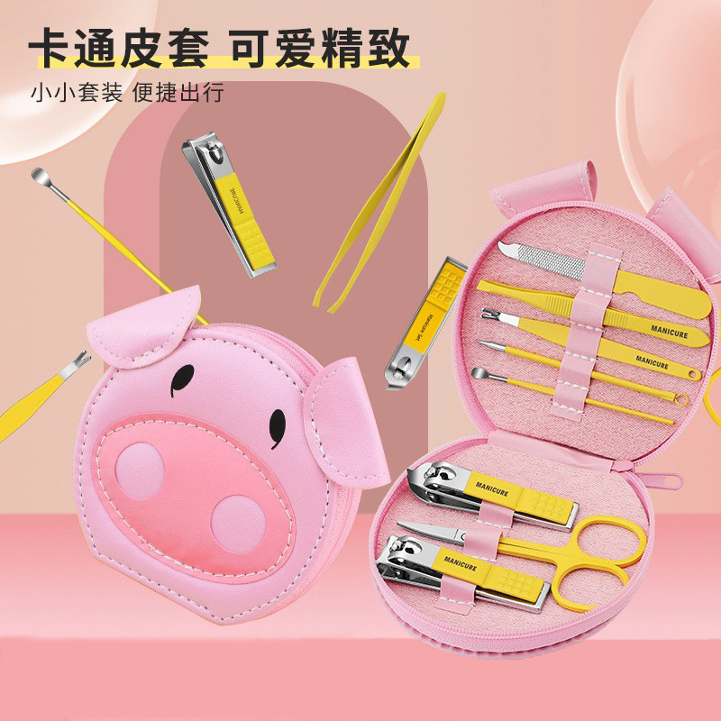 Manicure portátil para animales herramientas de pinza de uñas domésticas niñas tijeras de uñas set mini tijeras de uñas lindas image 3