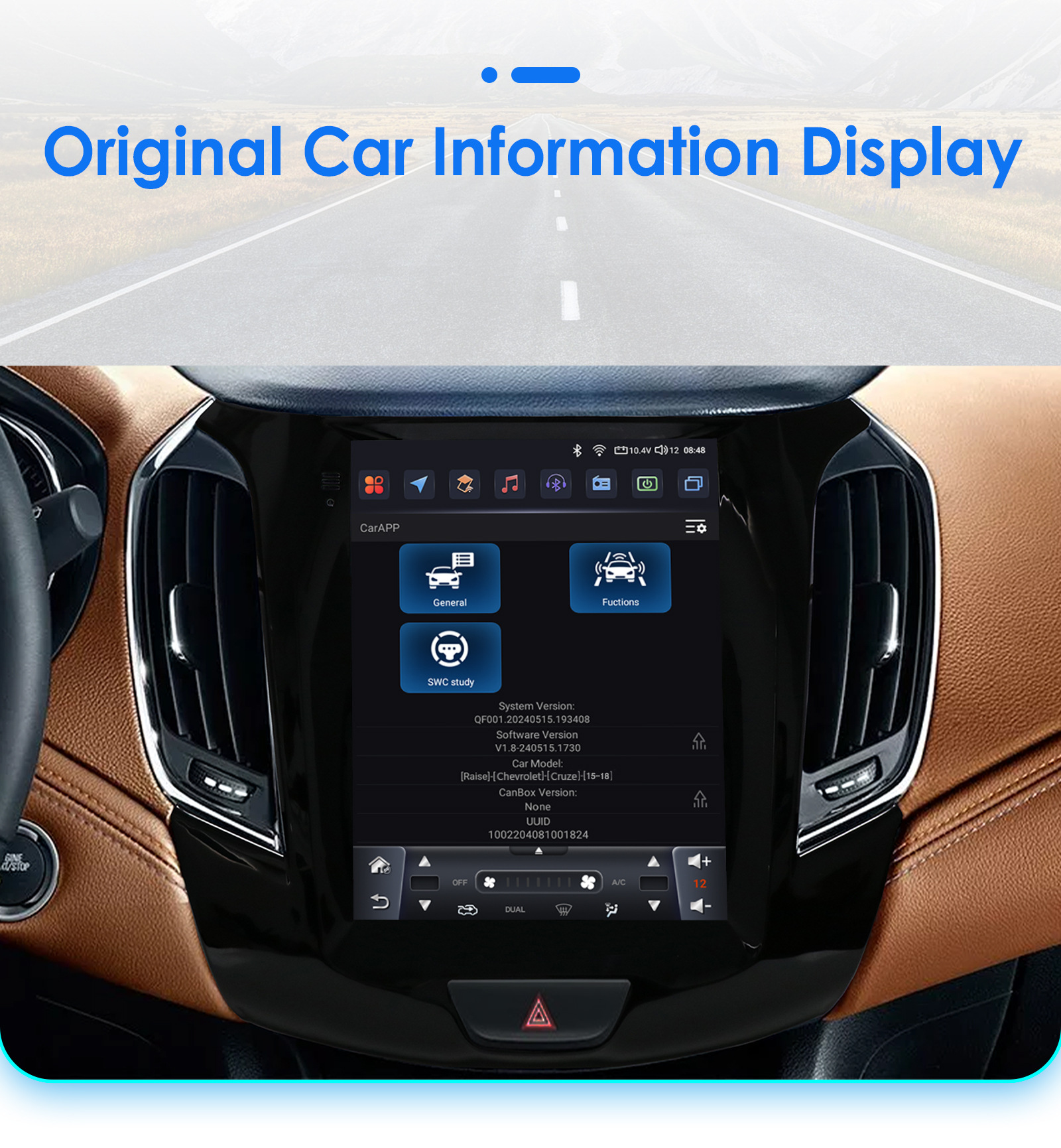 Suitable for Chevrolet Cruze Car Navigator 15-18 Models Cruze Android Smart Large Screen All-In-One Gps