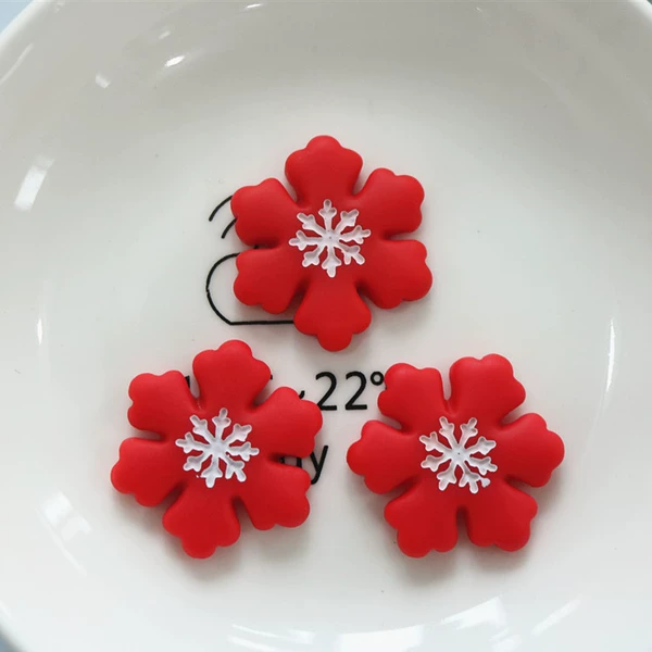 Socks Christmas -Red Snowflake