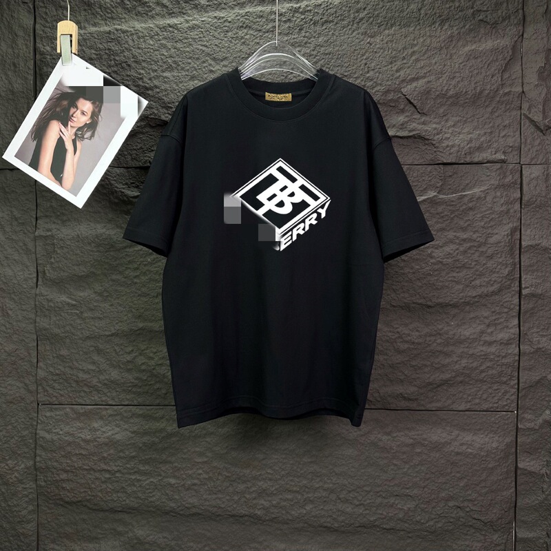 Cross-Border Preferred Choice: Burberry Authentic Version【280】Heavyweight Short-Sleeve Shirt, Unisex