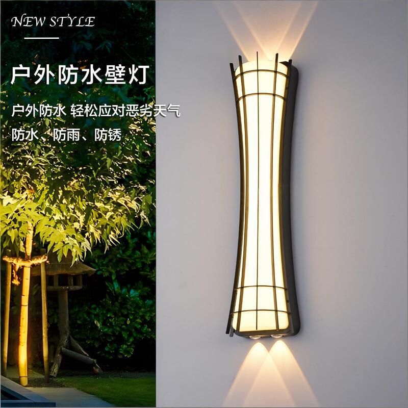 Outdoor Waterproof Wall Lamp Led Up-And-Down Lighting Aluminum Simple Modern High-End Courtyard Exterior Wall Lighting Outdoor Waterproof Wall Lamp Led Up-And-Down Lighting Aluminum Simple Modern High-End Courtyard Exterior Wall Lighting