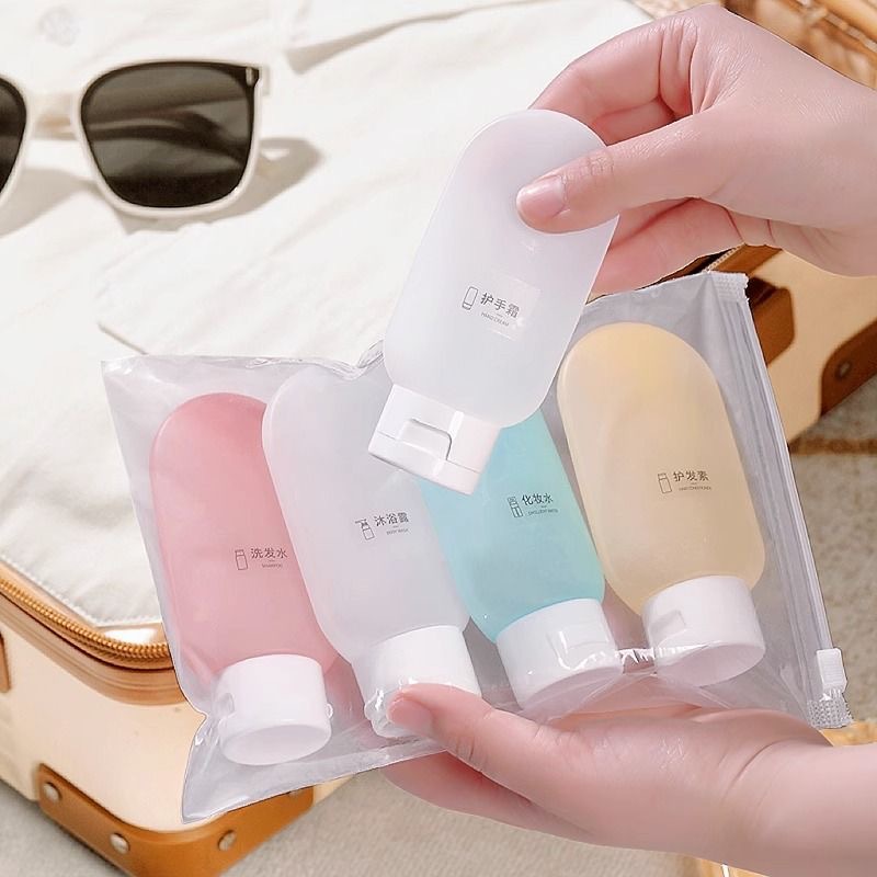 Loción sub-botella cuidado de la piel cosméticos champú gel de ducha bolsa de almacenamiento de viaje portátil muestra desechable bolsa de sub-embalaje