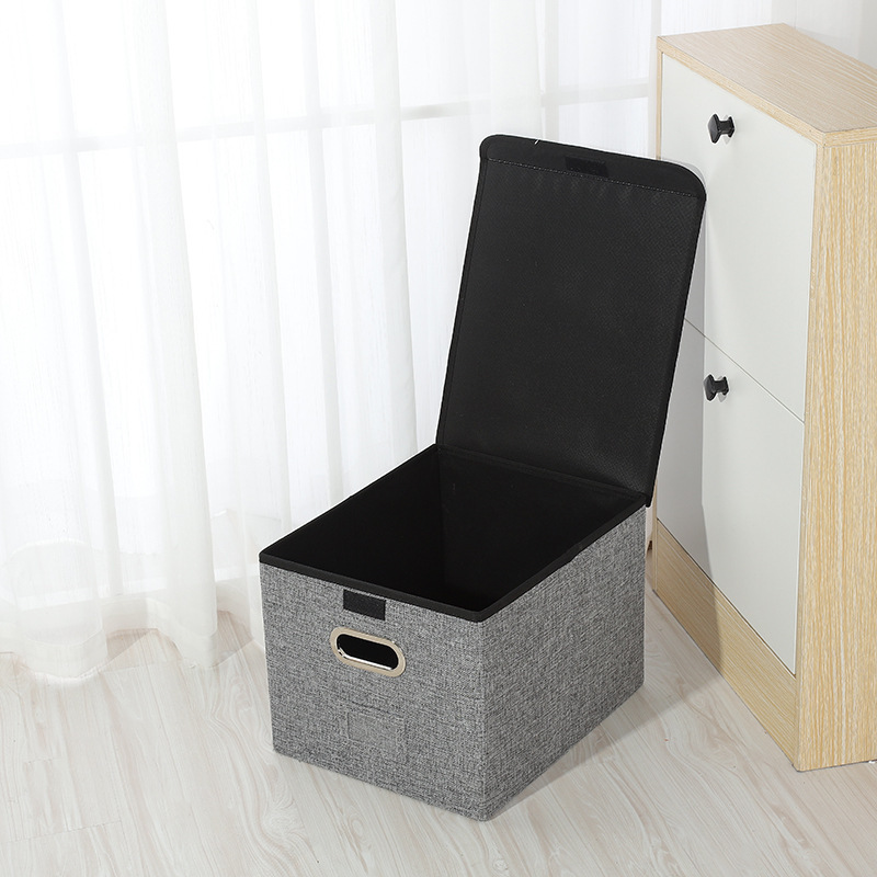 Home Fabric Storage Box Multi-functional Foldable Clothes Storage and Tidying Box Multi-purpose Non-woven Dustproof Storage Box