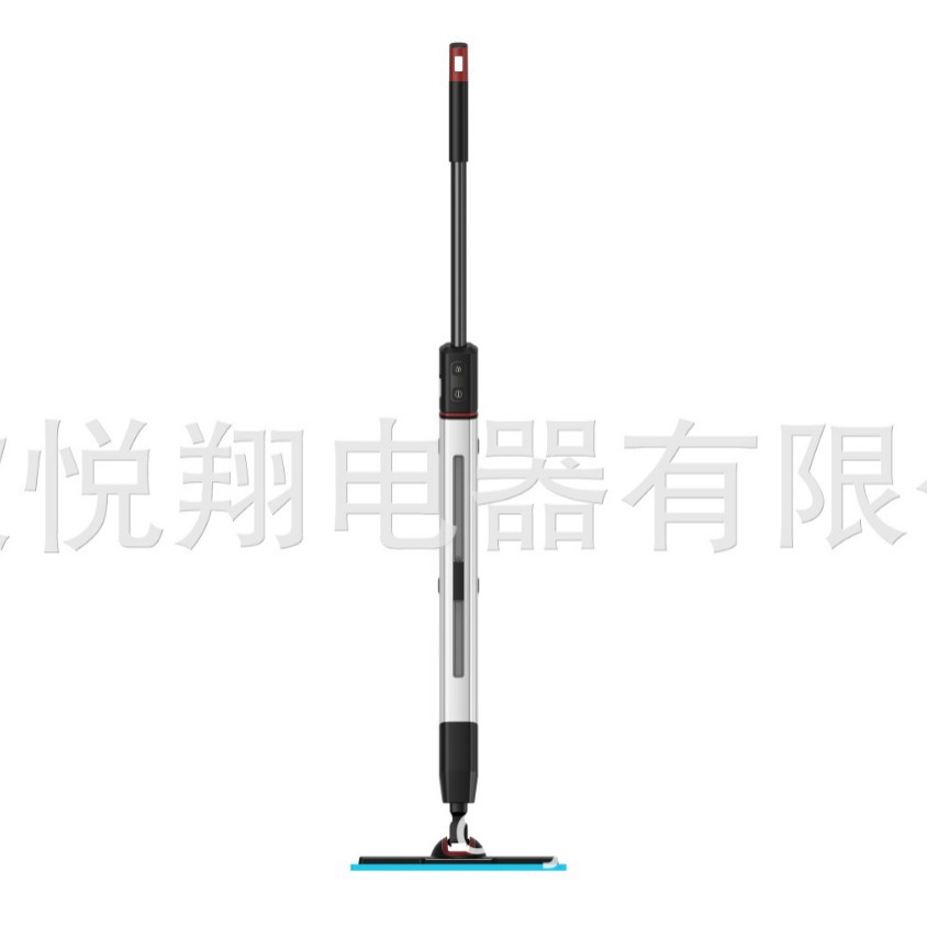 Wireless charging smart floor scrubber, all-in-one electric mop with water spray function