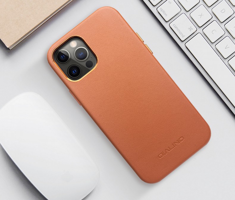 Ốp lưng da thật iPhone 12 Pro Max bảo vệ toàn bộ — IPhone 12 mini 5,4 inch màu đen chính thức, IPhone 12 mini phiên bản chính thức 5,4 inch màu xanh, IPhone 12 mini 5,4 inch màu đỏ chính thức, IPhone 12 mini 5,4 inch phiên bản chính thức màu nâu yên xe chi tiết 4