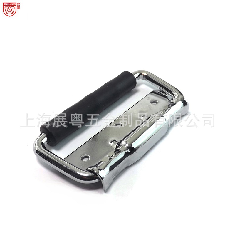 423 mango de resorte de un solo lado mango de caja de madera plegable mango de anillo de caja industrial