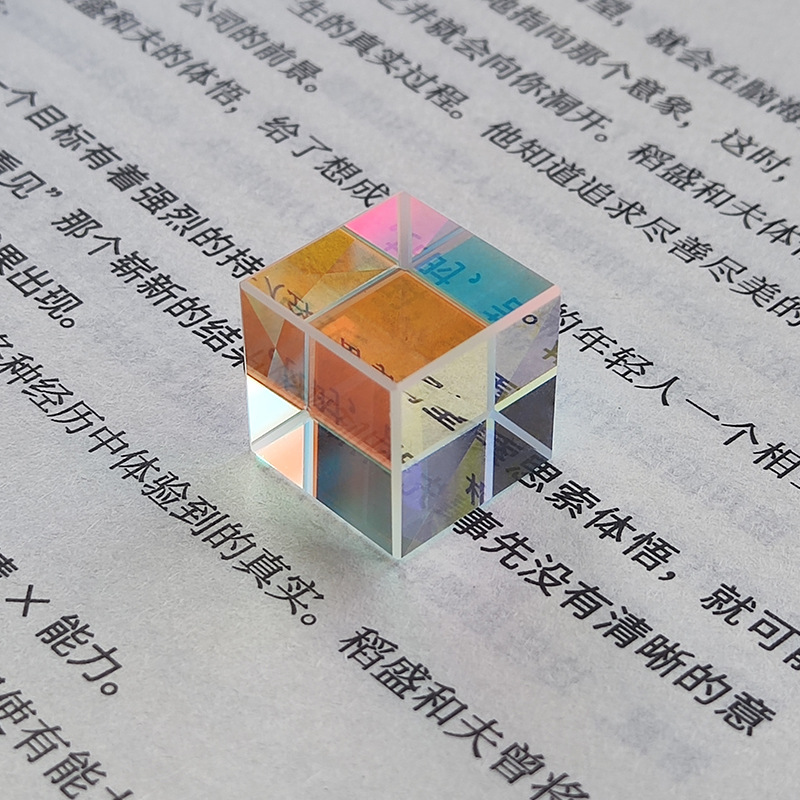 Sun Catcher Light Cube Colores Prisma Espejo Adornos de vidrio Sunshine Catcher Descompresión Regalo creativo