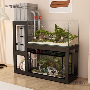 Fish Tank Shelf Living Room Fish Tank Cabinet Fish Tank Table Shelf Fish Tank Base Metal Steel Frame Super Load-Bearing Multi-Layer Metabo