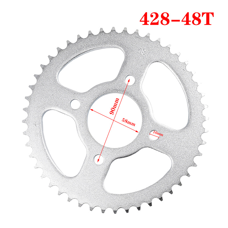 428 모델 48 치아 4 구멍 내경 48mm