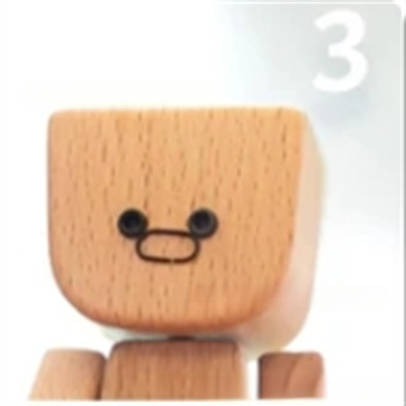 跨境 Shaking Feet Wooden Doll 木头人汽车装饰摆件摇摆晃动木头|undefined