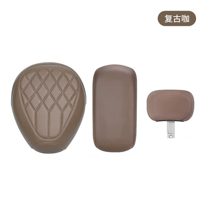 Electric car cushion — for small electric scooters - retro-coffee-water-drop-embossing-three-piece-set