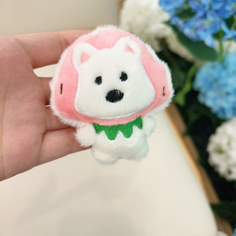 卡通毛绒钥匙扣挂件配饰diy手工服饰拖鞋包包饰品胸针配件半成品|undefined