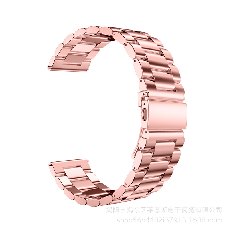 Three steel belts-rose powder