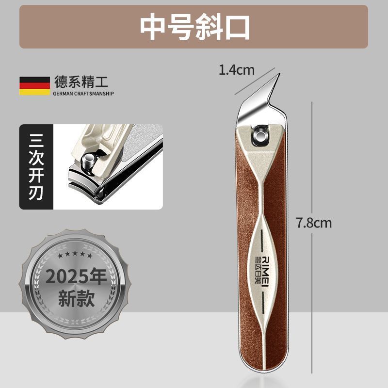 Uña de pinzas cortadora de piel muerta inclinada en stock nail polish japonés conjunto de herramientas de cortadora de uñas doméstica conjunto de trincheas