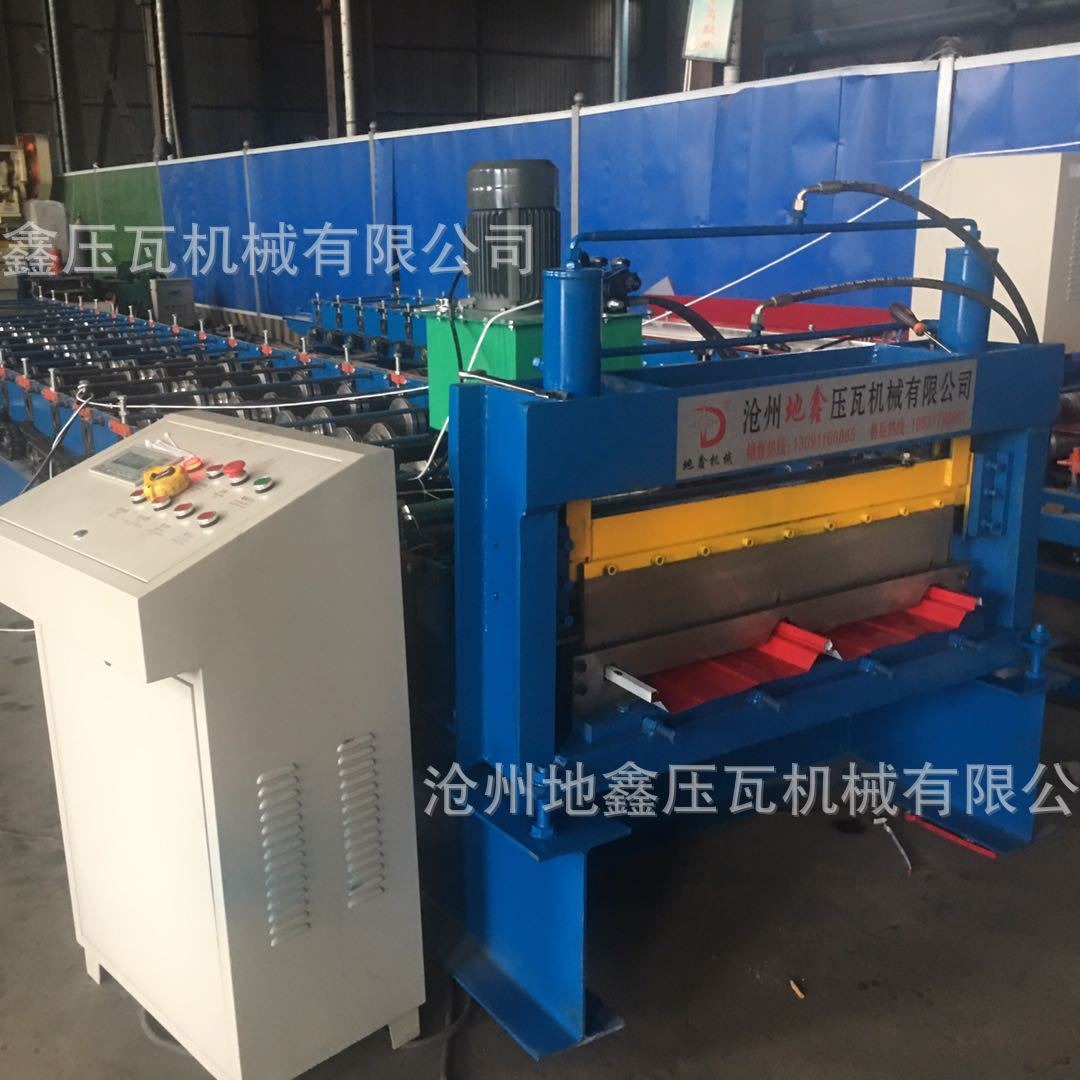 彩钢820角驰压瓦机 全自动820型角驰压瓦机 锁边屋顶板设备
