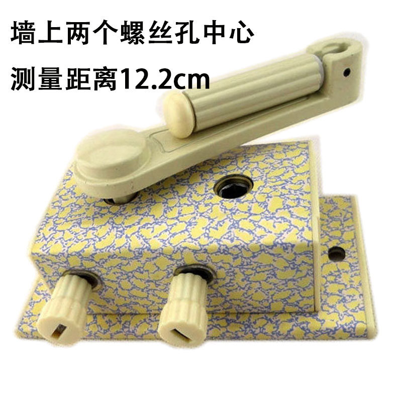 KGJ免打孔手摇器晒衣架摇手阳台晾衣手摇配件普通双杆老式升降器|undefined