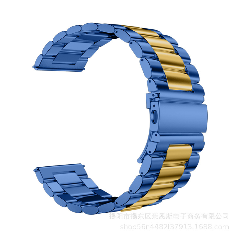 Three steel belts - blue gold - fuel injection