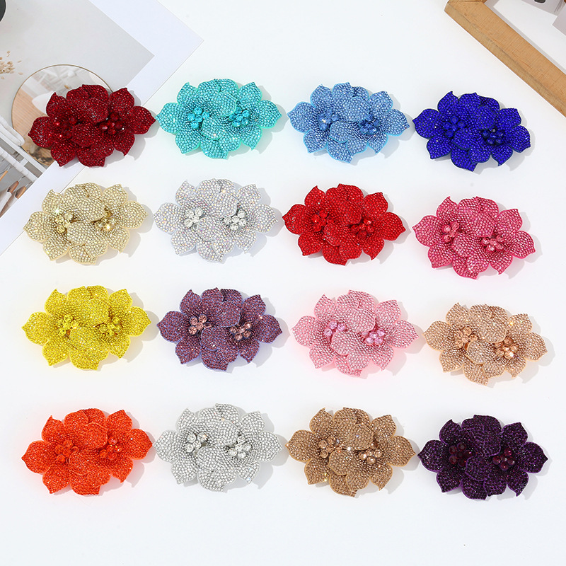厂家新款水钻鞋花 DIY手工腰带婚鞋鞋头材料服装辅料饰品配件现货|undefined