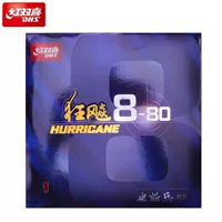 Резина для настольного тенниса Double Happiness Crazy 8-80, высокоэластичная, высоковязкая, скоростная, обратная резина для настольного тенниса Crazy