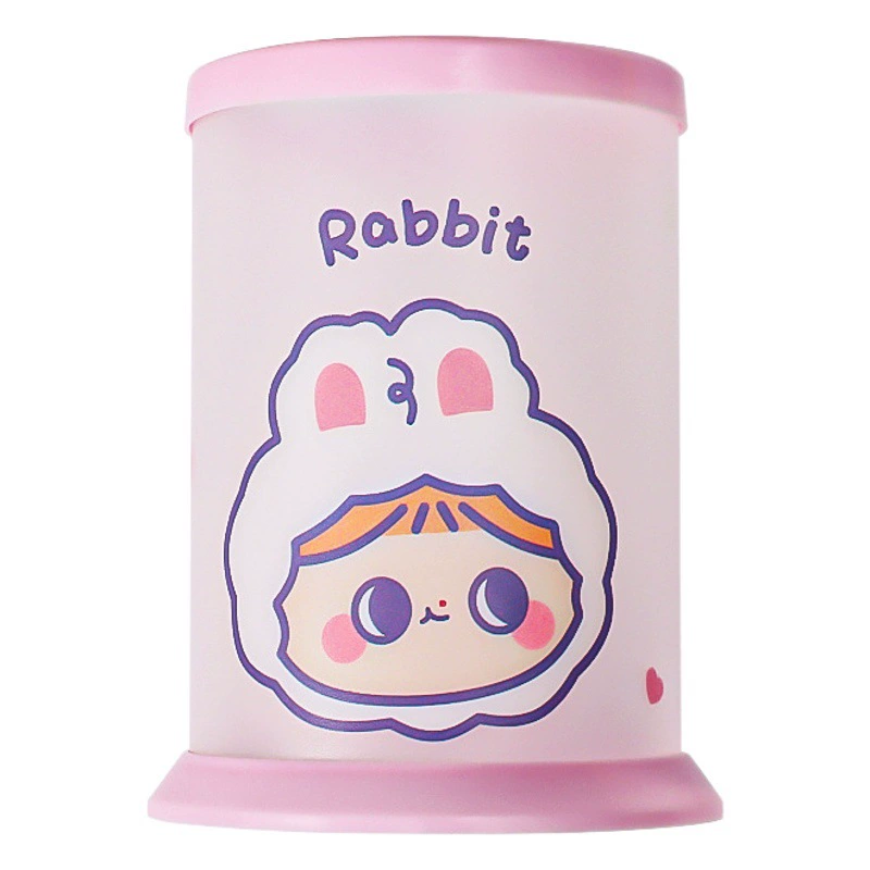 Мультяшный Творческий Круглый складной держатель для ручек маленький свежий ins канцелярские принадлежности ручка для хранения ведро студенческий офисный Настольный ящик для хранения